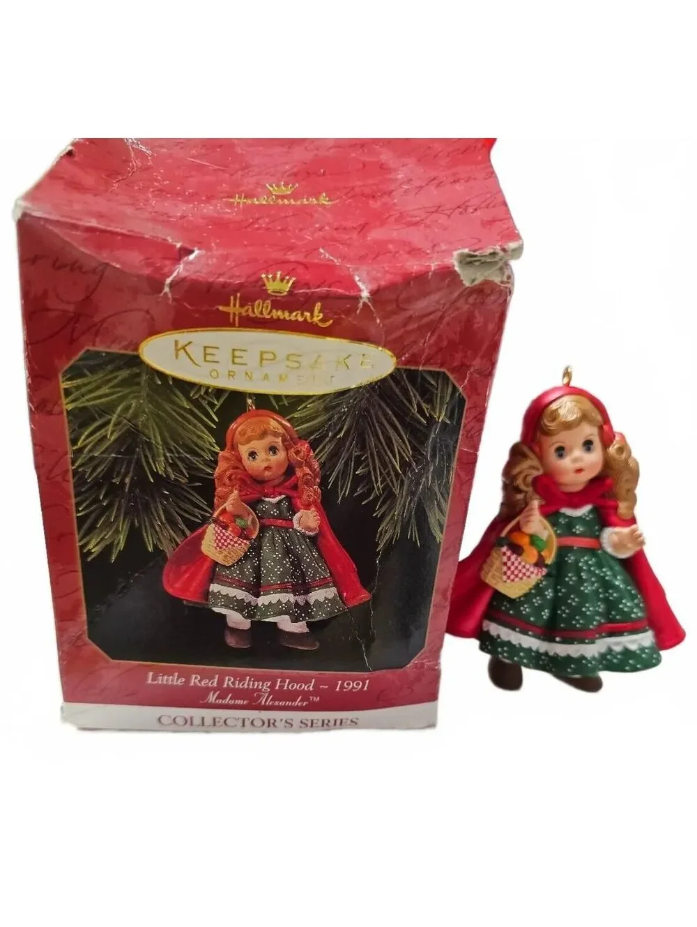 Vintage 1997 Hallmark Little Red Riding Hood Ornament – Madame Alexander #2